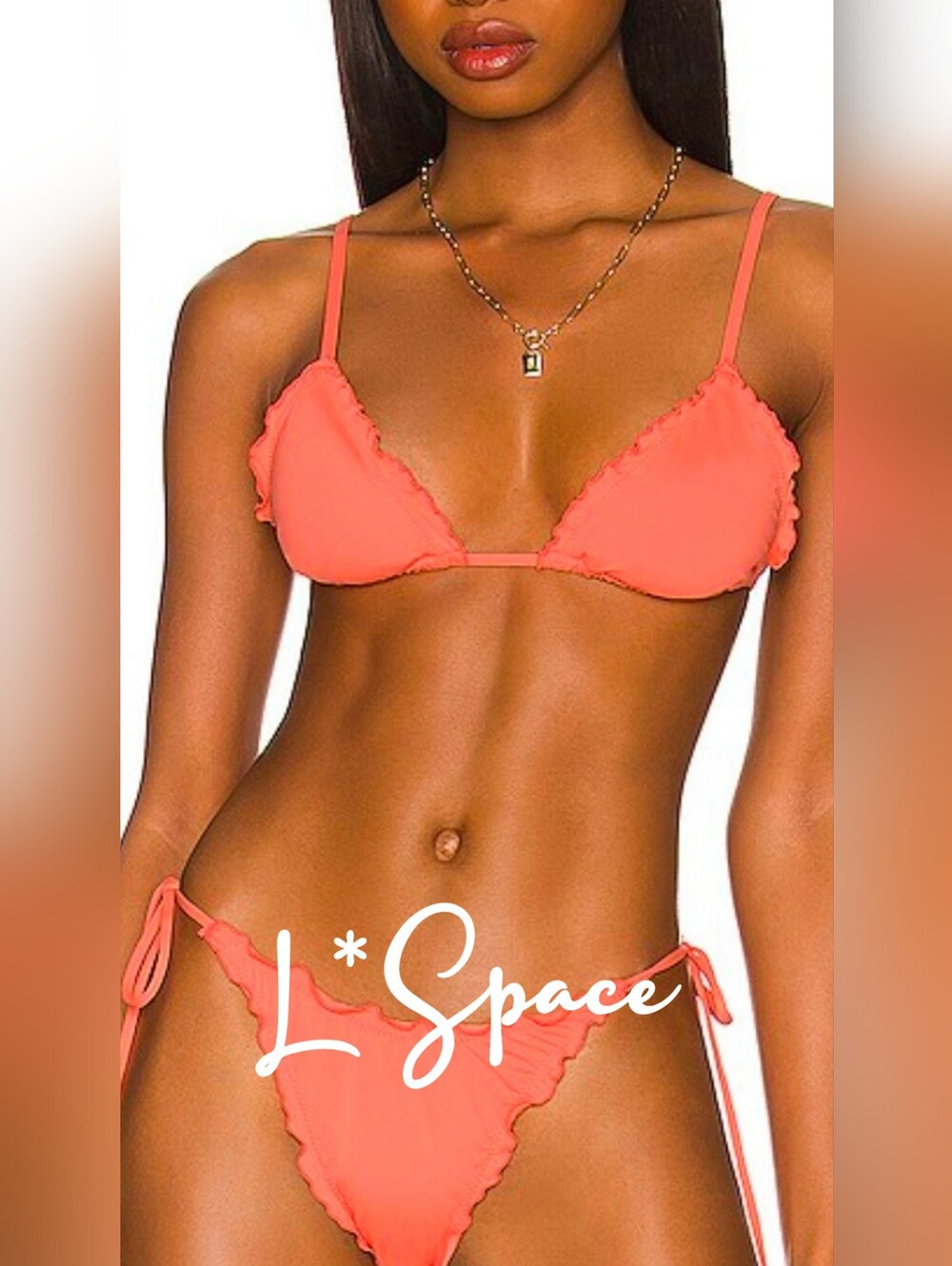 L*Space Maggie Roger Ruffle Bikini Set
